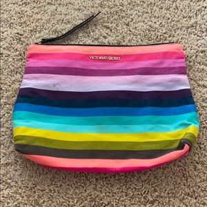 VICTORIA’S SECRET RAINBOW STRIPED POUCH